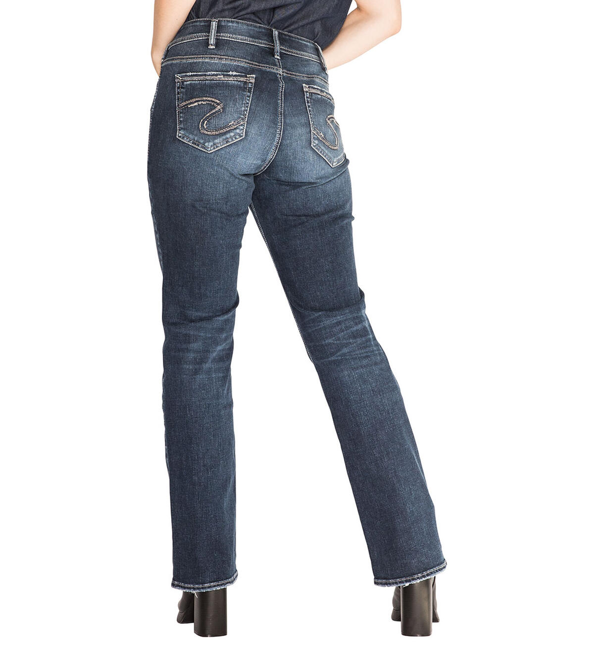Elyse Slim Boot Dark Wash, , hi-res image number 1