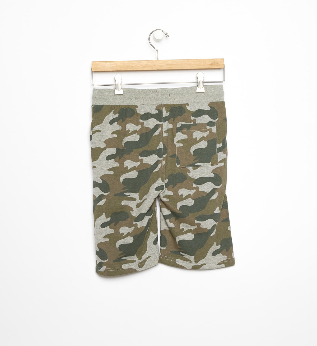 Boys Shorts, Green Camouflage, hi-res image number 1