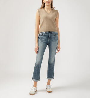 Beau High Rise Slim Leg Jeans