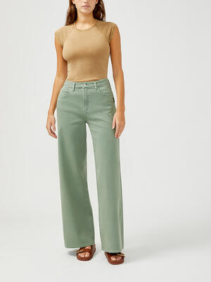 Highly Desirable High Rise Ultra Wide Leg Jeans