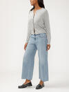 Isbister High Rise Angled Seam Wide Leg Jeans image number 2