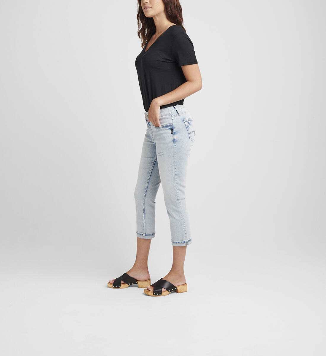 Silver jeans elyse capri new arrivals