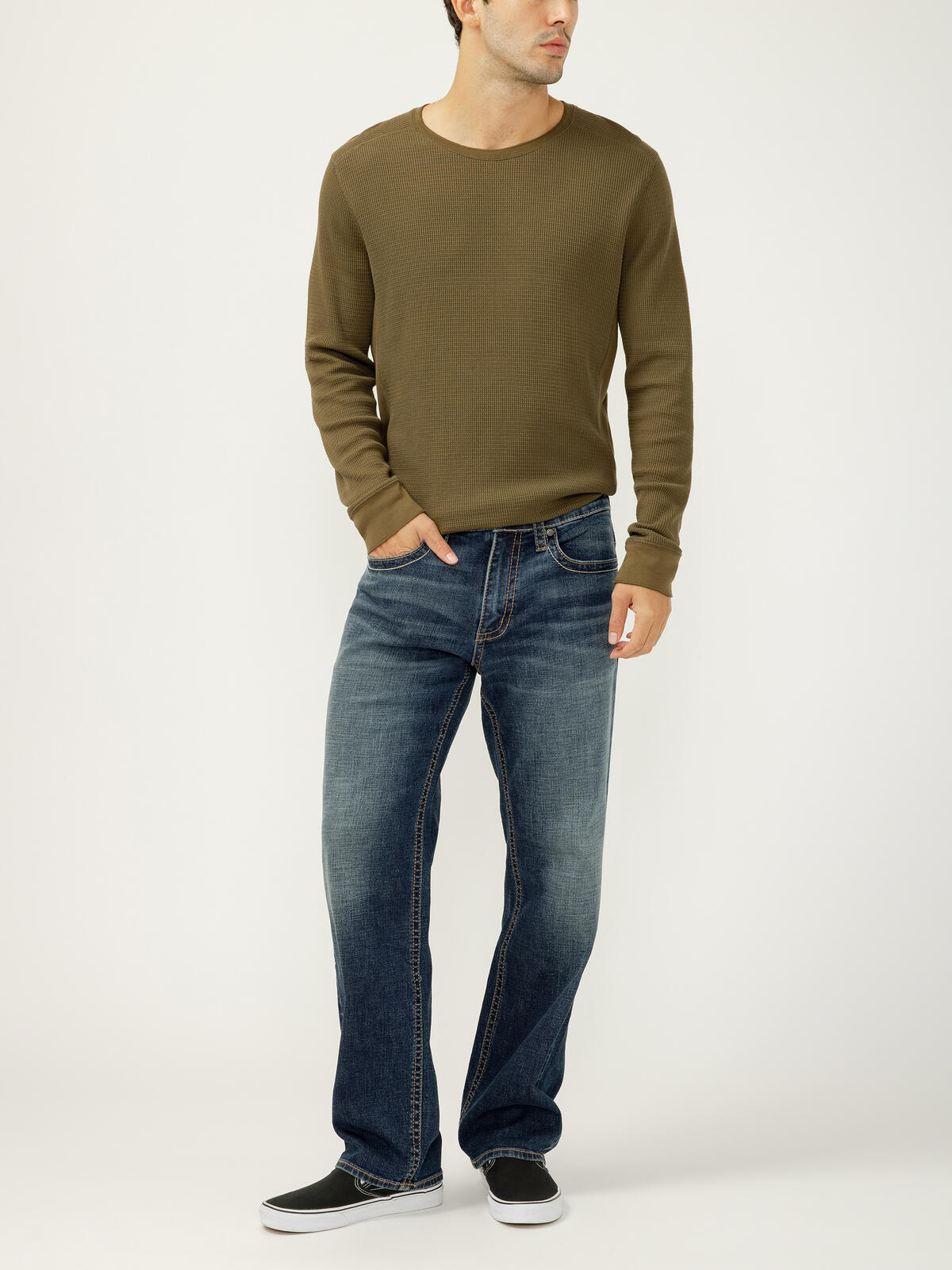 Gordie Loose Fit Straight Leg Luxe Heritage Jeans image number 0