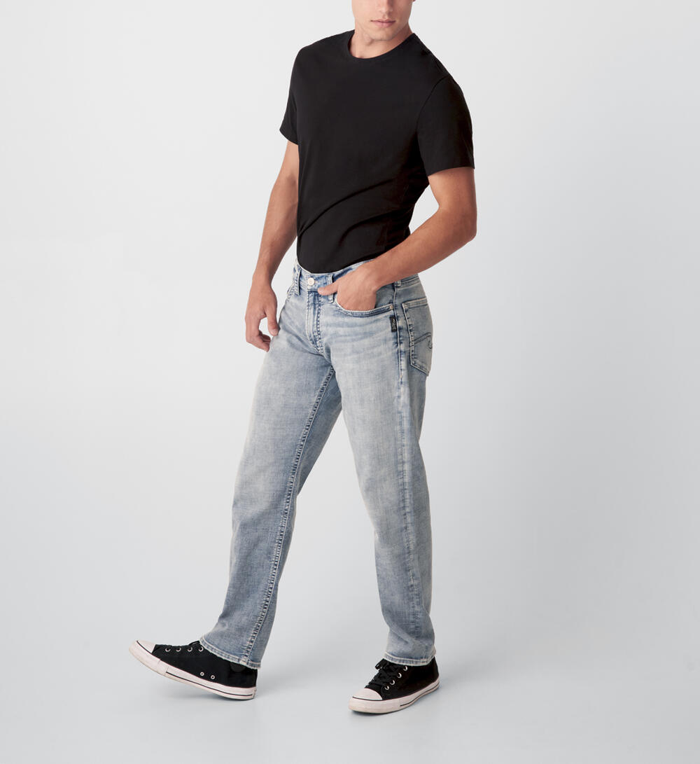 Buy Eddie Relaxed Fit Tapered Leg Jeans for USD 49.00 Silver Jeans US New