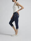Suki Capri Dark Wash, , hi-res image number 2