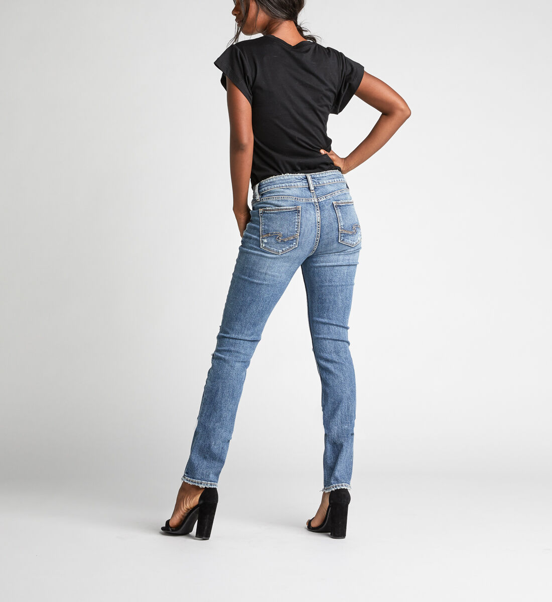 Silver elyse straight shop jeans