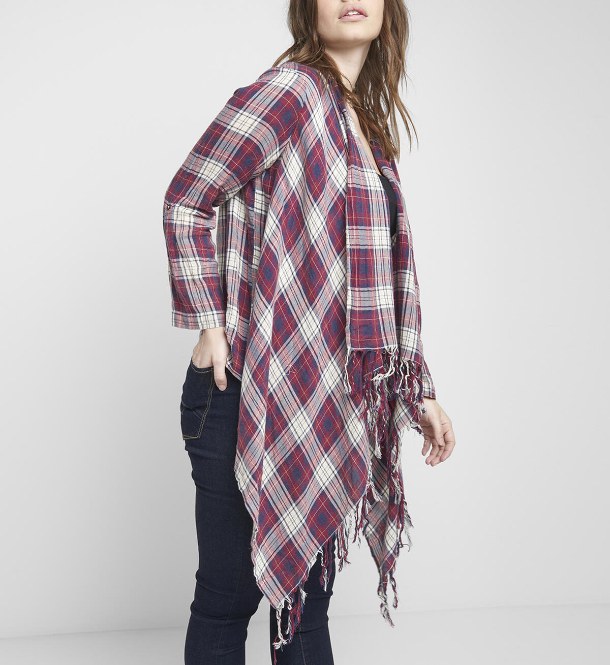 Evie Plaid Shawl, , hi-res image number 1