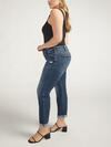 Boyfriend Mid Rise Slim Leg Jeans Plus Size, , hi-res image number 2