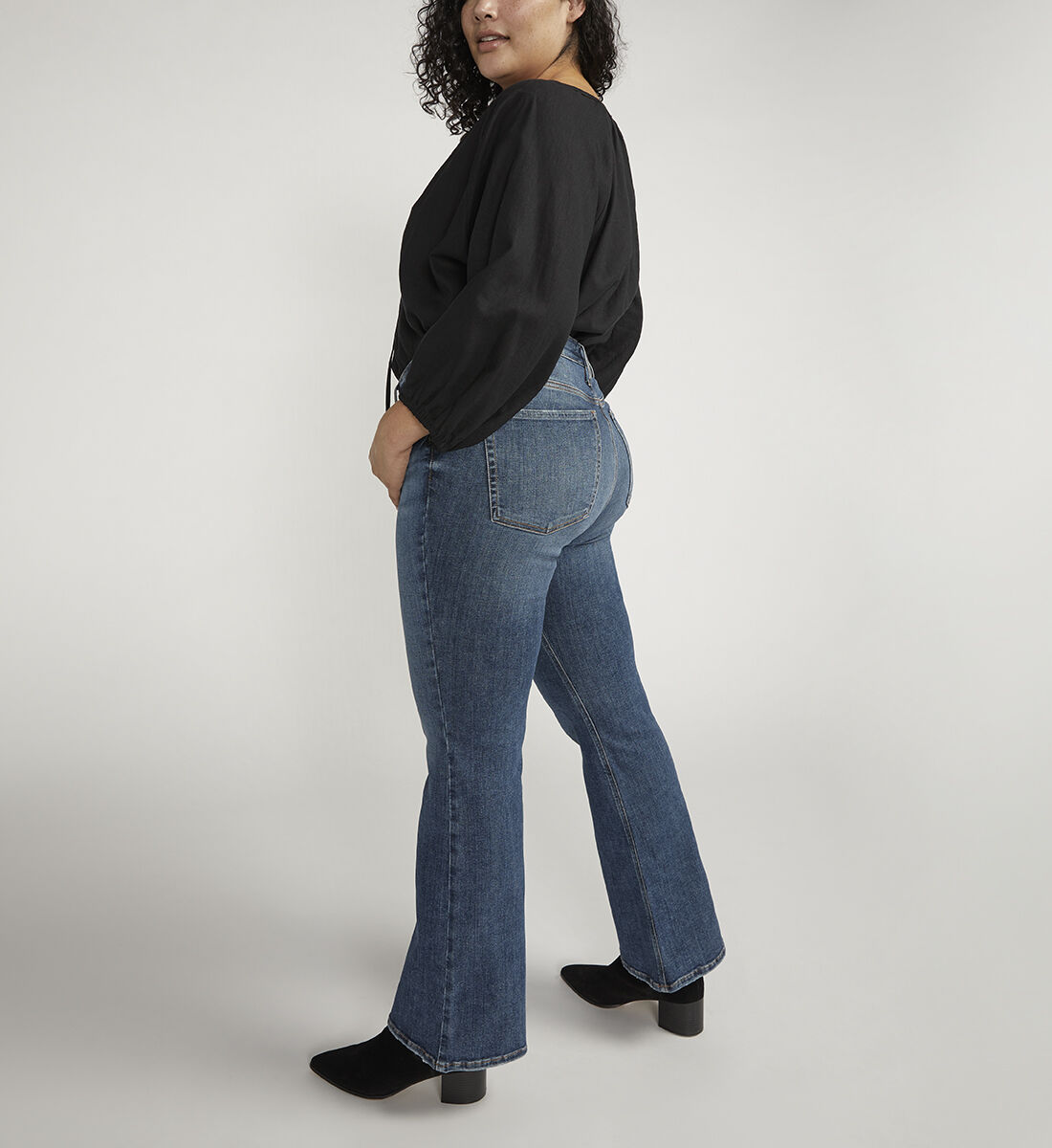 Plus size flare jeans cheap shop