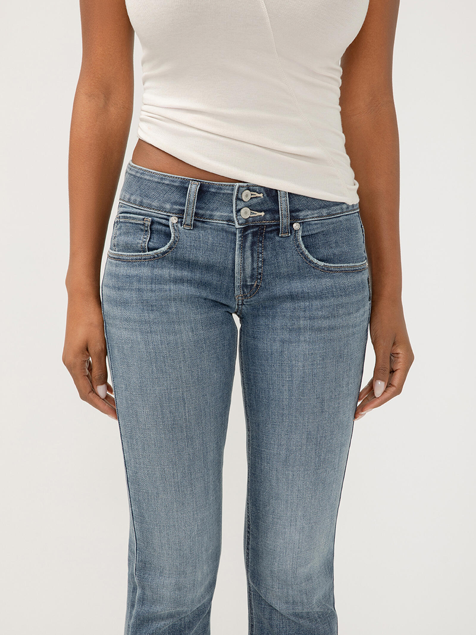 Buy Britt Low Rise Bootcut Luxe Stretch Jeans for USD