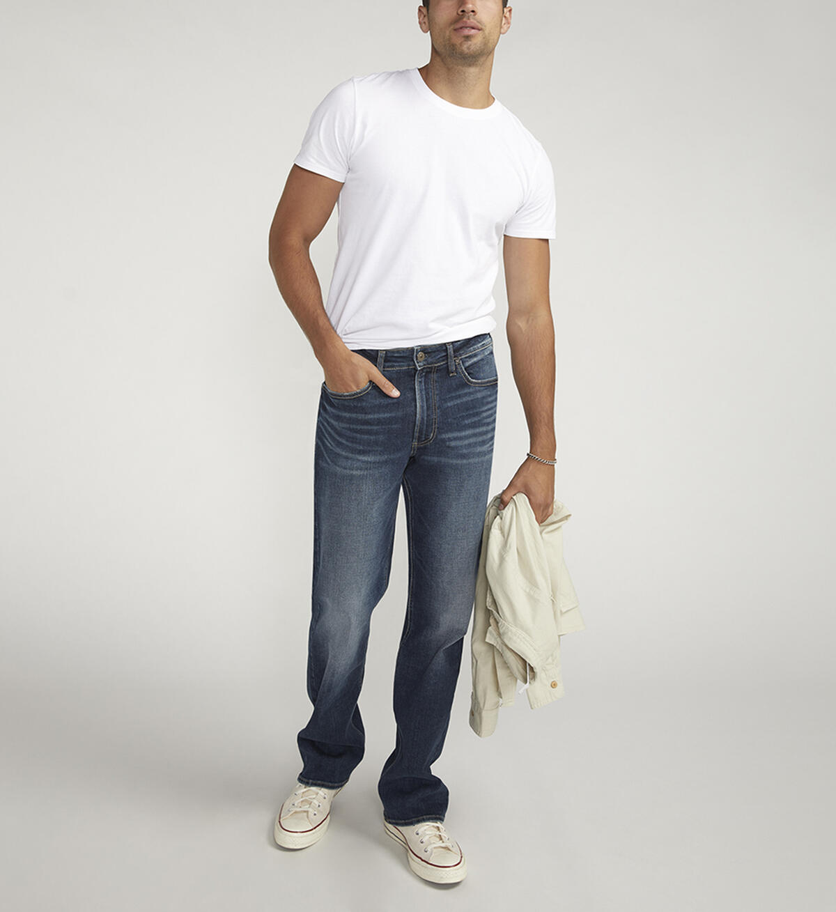 Zac Relaxed Fit Straight Leg Jeans, Indigo, hi-res image number 0