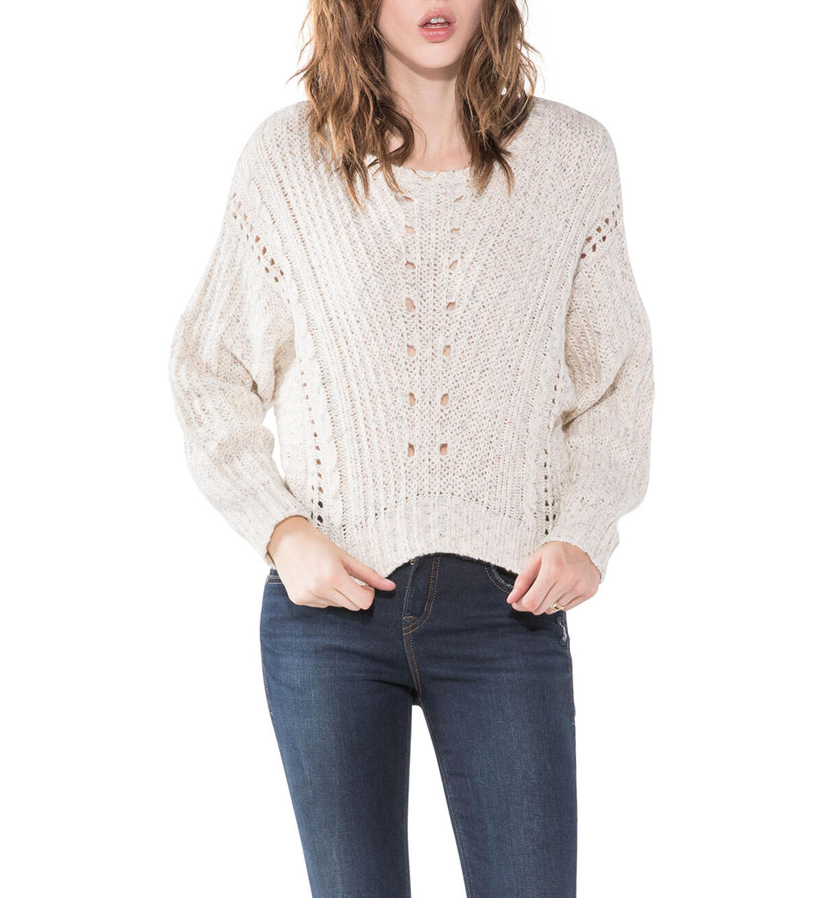 Boxy Sweater Crop, , hi-res image number 0