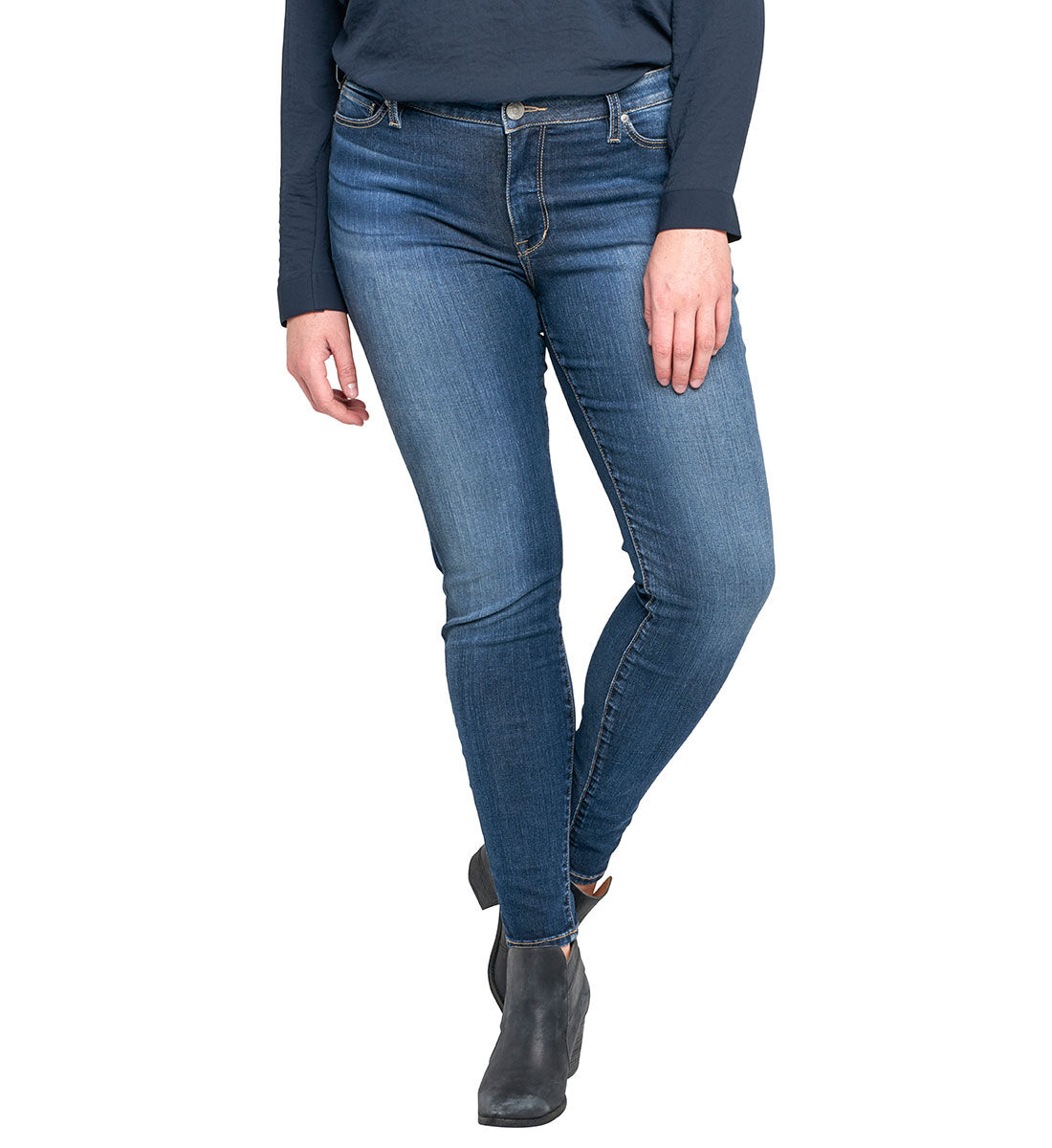 Silver jeggings top