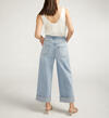 Baggy Mid Rise Wide Leg Cropped Jeans, , hi-res image number 1
