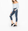Mazy Skinny Crop Dark Wash, , hi-res image number 2