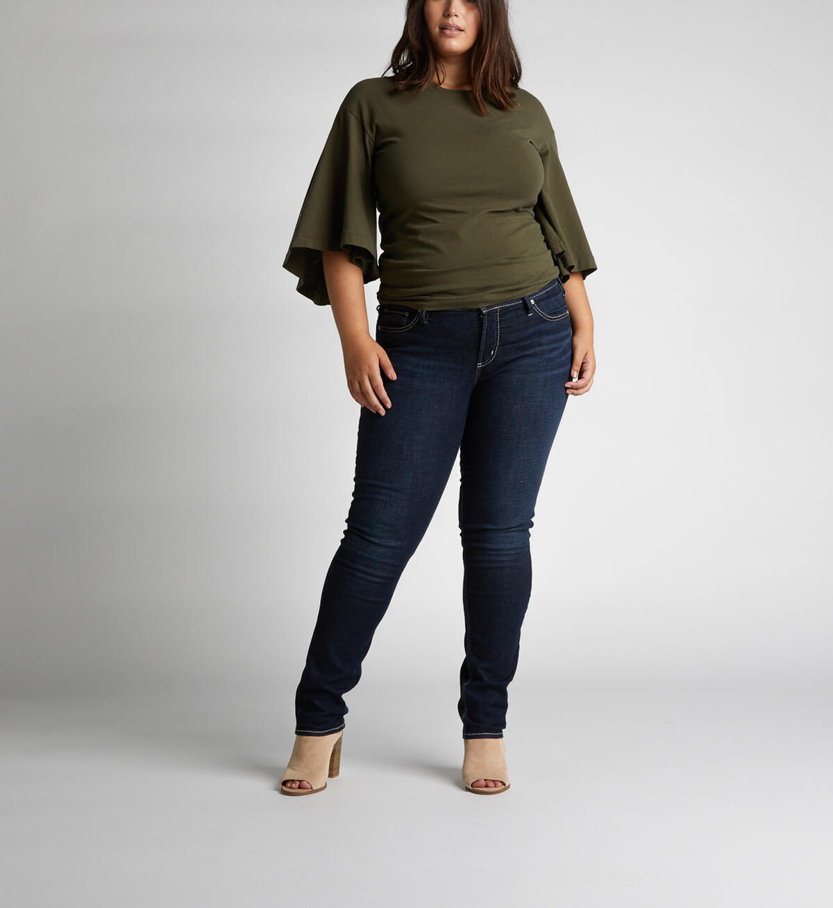 Elyse Mid-Rise Curvy Relaxed Straight-Leg Jeans, , hi-res image number 0