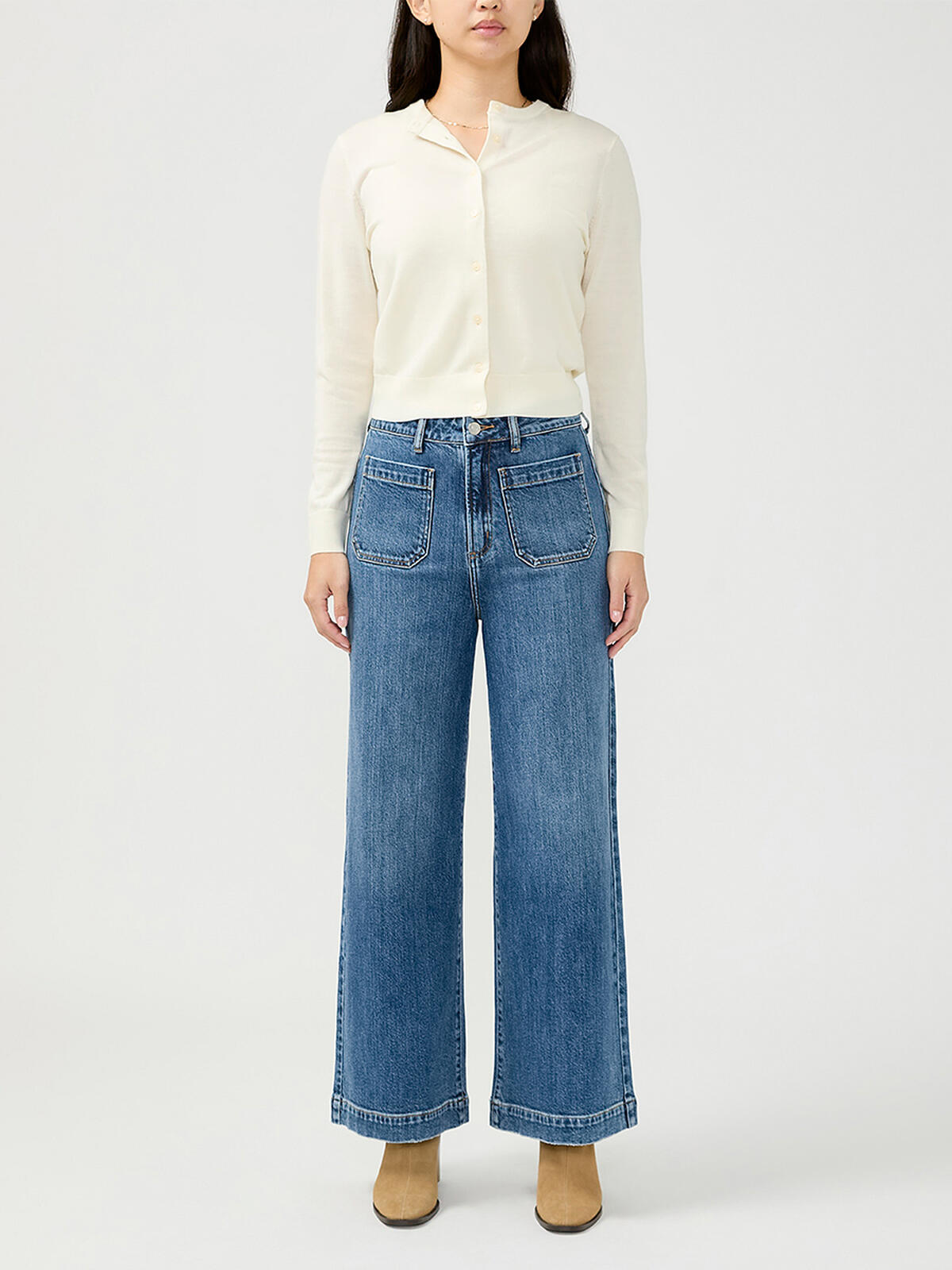 70s High Rise Wide Leg Jeans, , hi-res image number 0