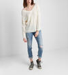 Slub Sweater With V Back, , hi-res image number 0