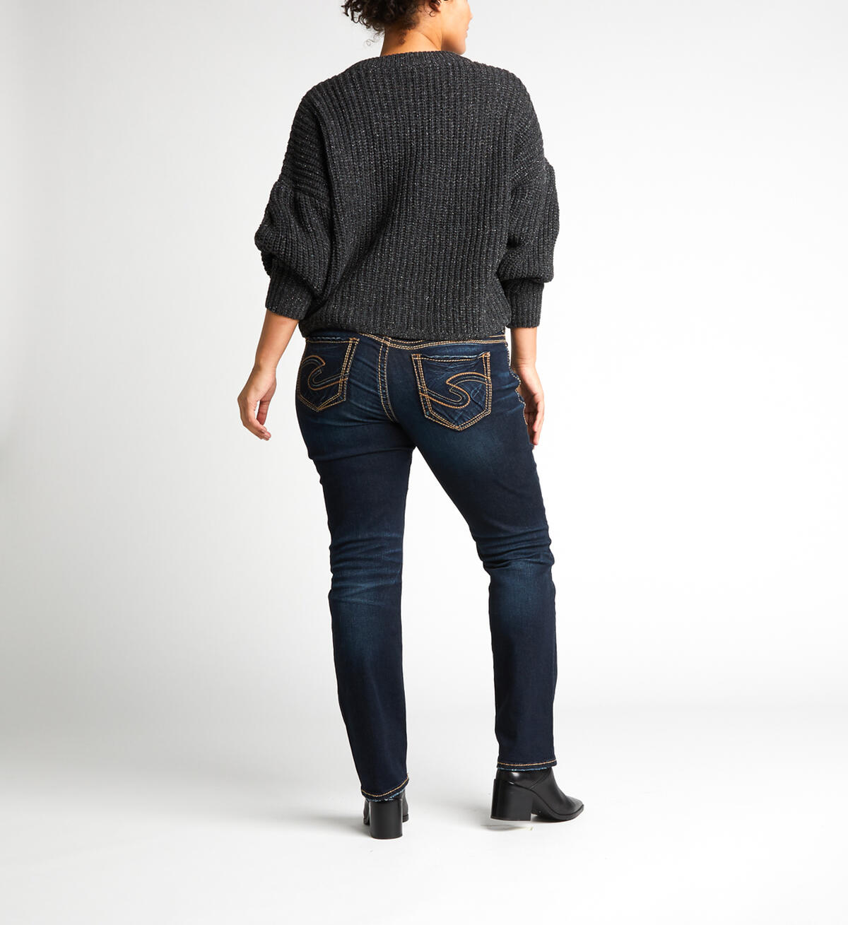 Suki Mid Straight Dark Wash, , hi-res image number 1