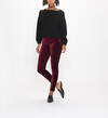 Aiko Mid Rise Skinny Leg Pants Final Sale, Cherry, hi-res image number 3