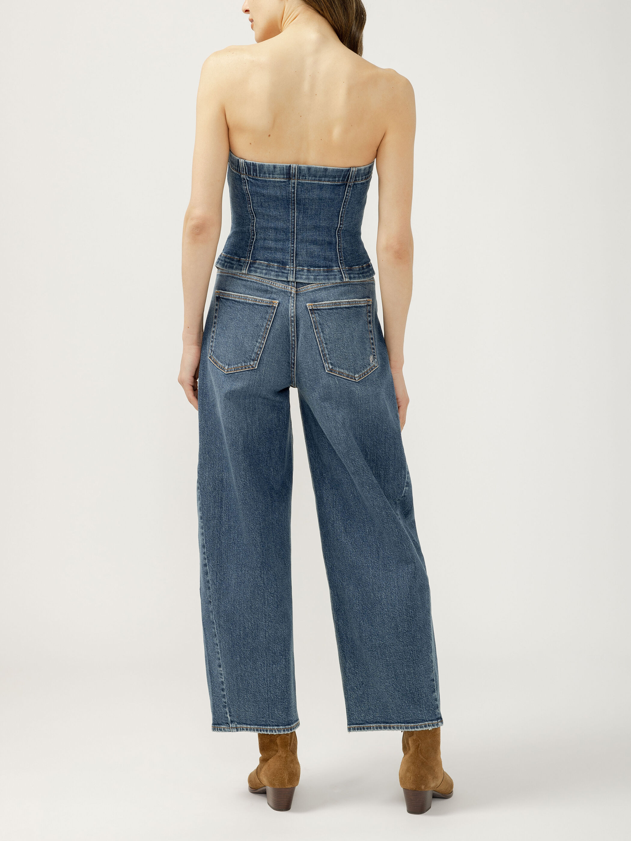 Buy Denim Button Front Corset for USD 58.00 | Silver Jeans