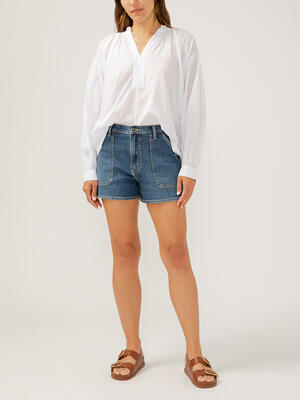 High Rise Utility Shorts