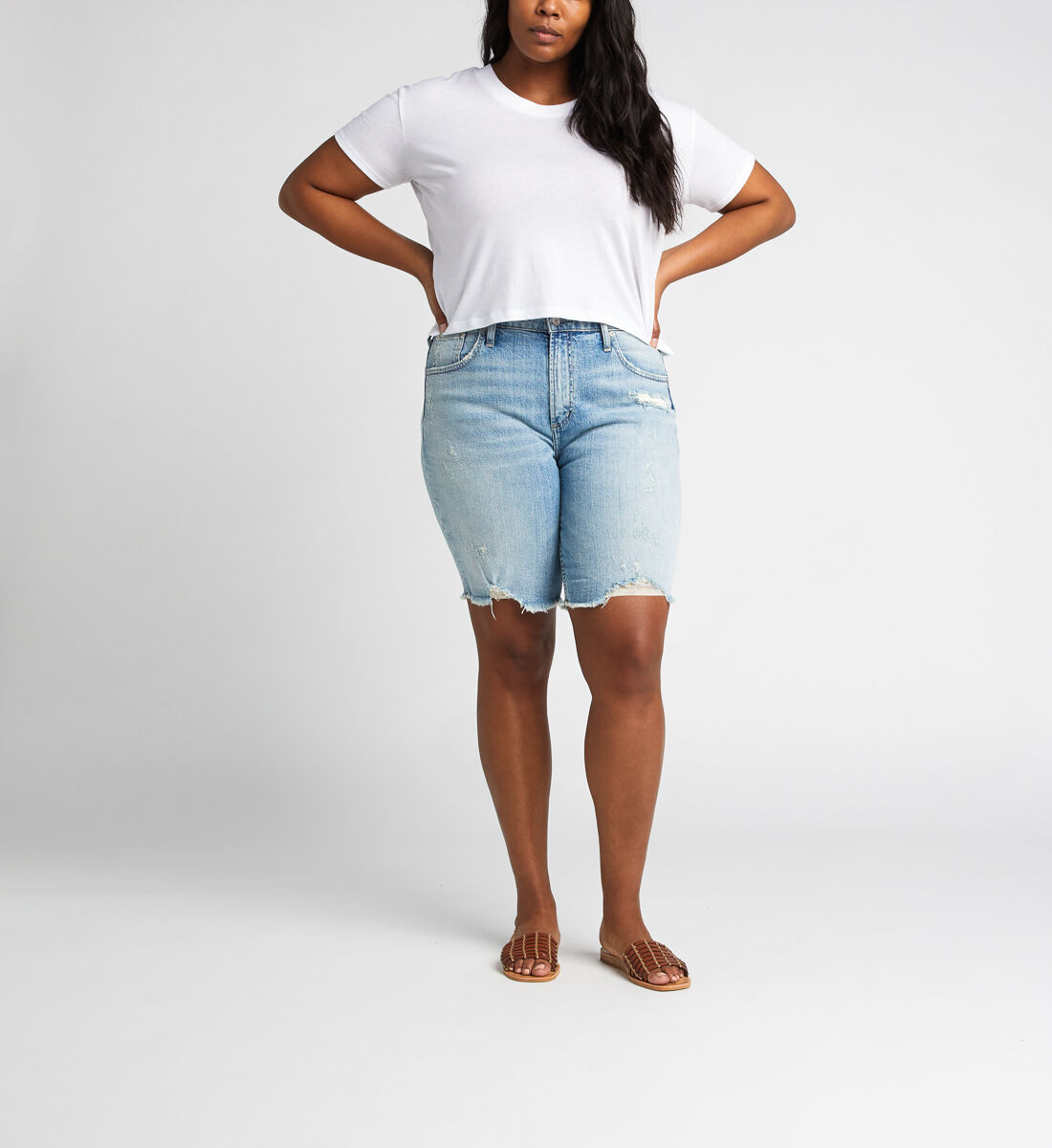 Silver jeans frisco shorts online