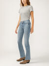 Suki Mid Rise Slim Bootcut Jeans image number 2