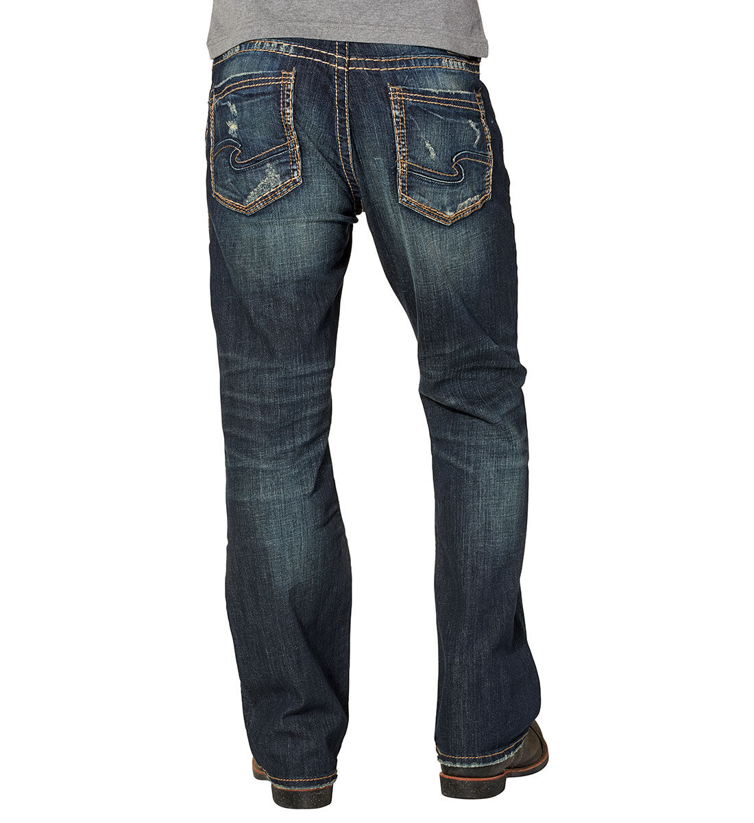 Mens silver jeans craig online