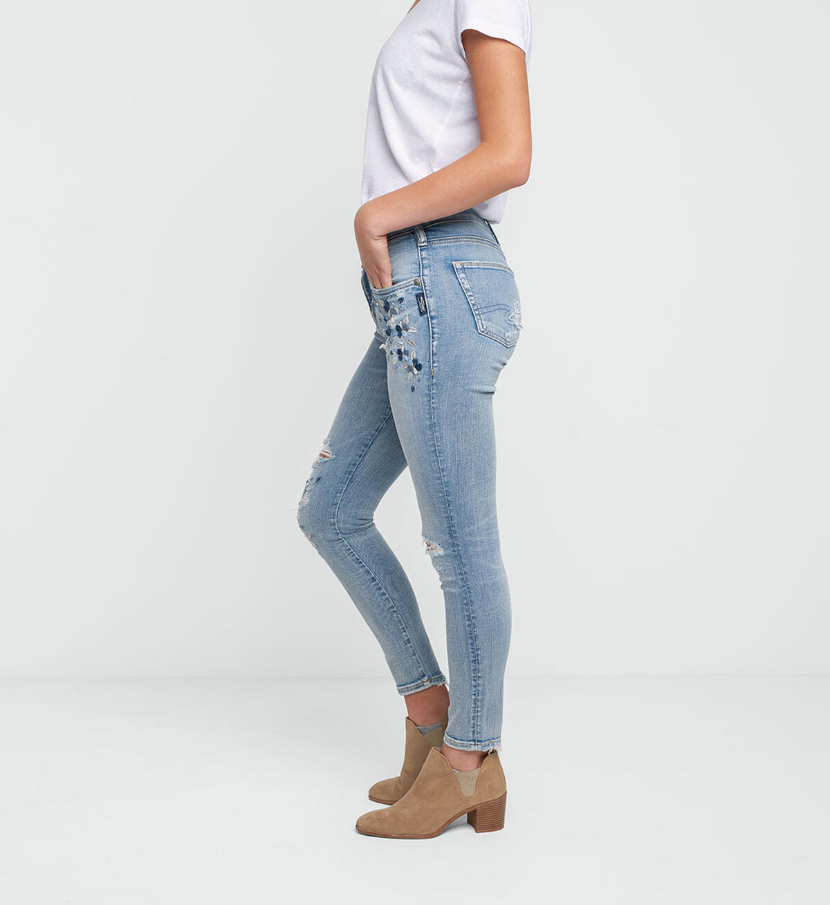 Izzy Ankle Skinny Light Wash, , hi-res image number 2