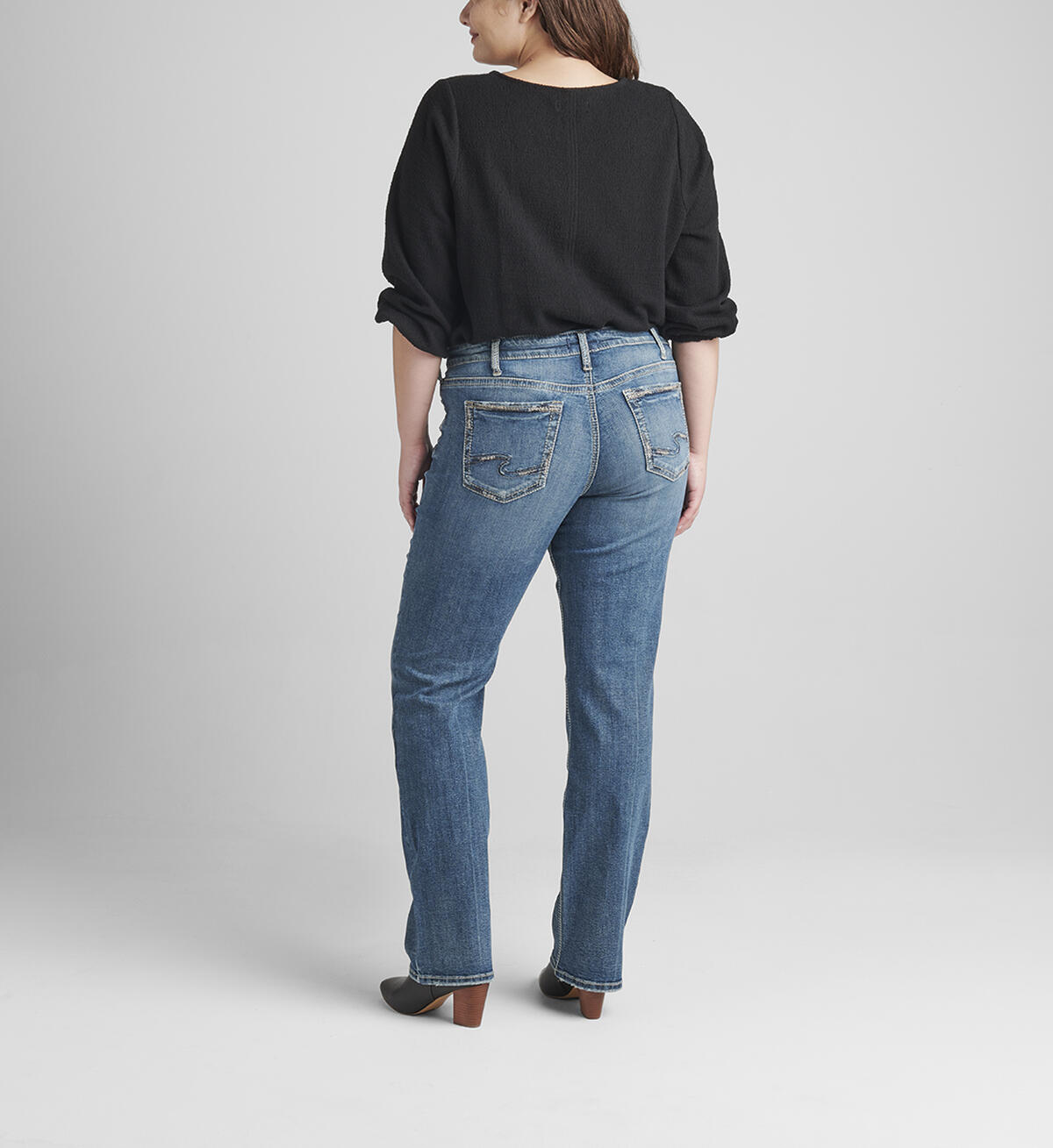 Suki Mid Rise Slim Bootcut Jeans Plus Size, , hi-res image number 1