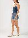 Suki Mid Rise Luxe Stretch Shorts image number 2
