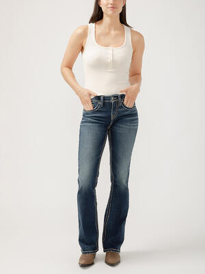 Suki Mid Rise Bootcut Jeans