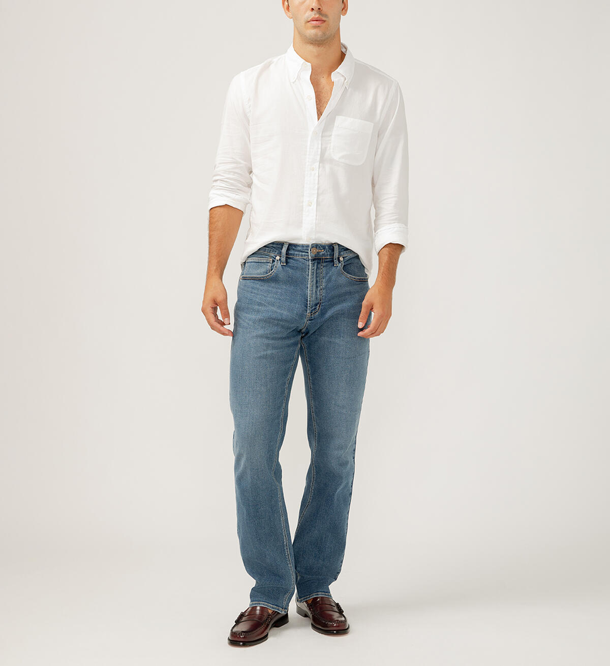 Grayson Classic Fit Straight Leg Jeans, , hi-res image number 0