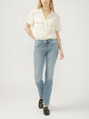 Suki Mid Rise Classic Straight Luxe Stretch Jeans image number 0