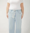Be Easy Straight Leg Drawstring Jeans Plus Size, , hi-res image number 3