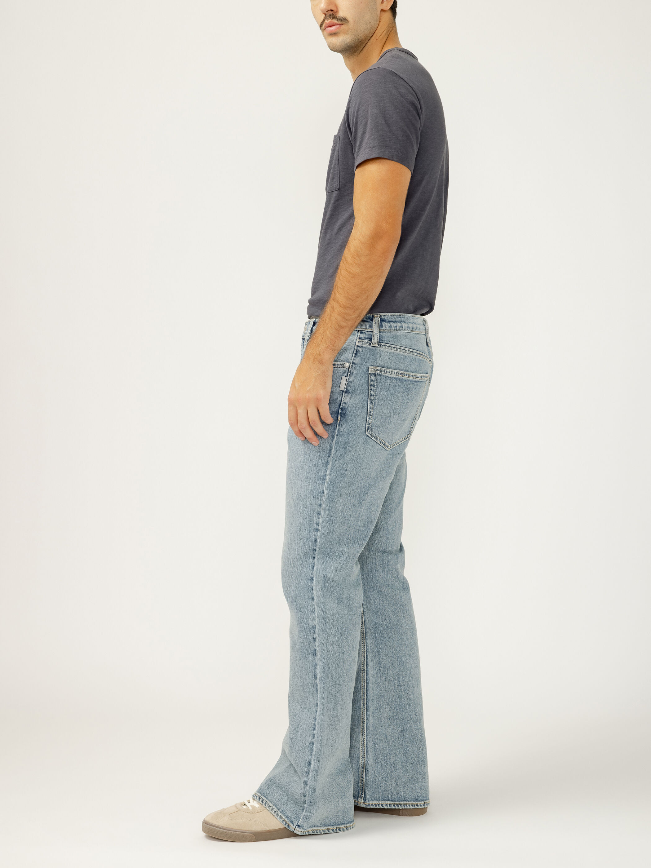 Buy Jack Relaxed Fit Wide Bootcut Jeans for USD 108.00 | Silver Jeans