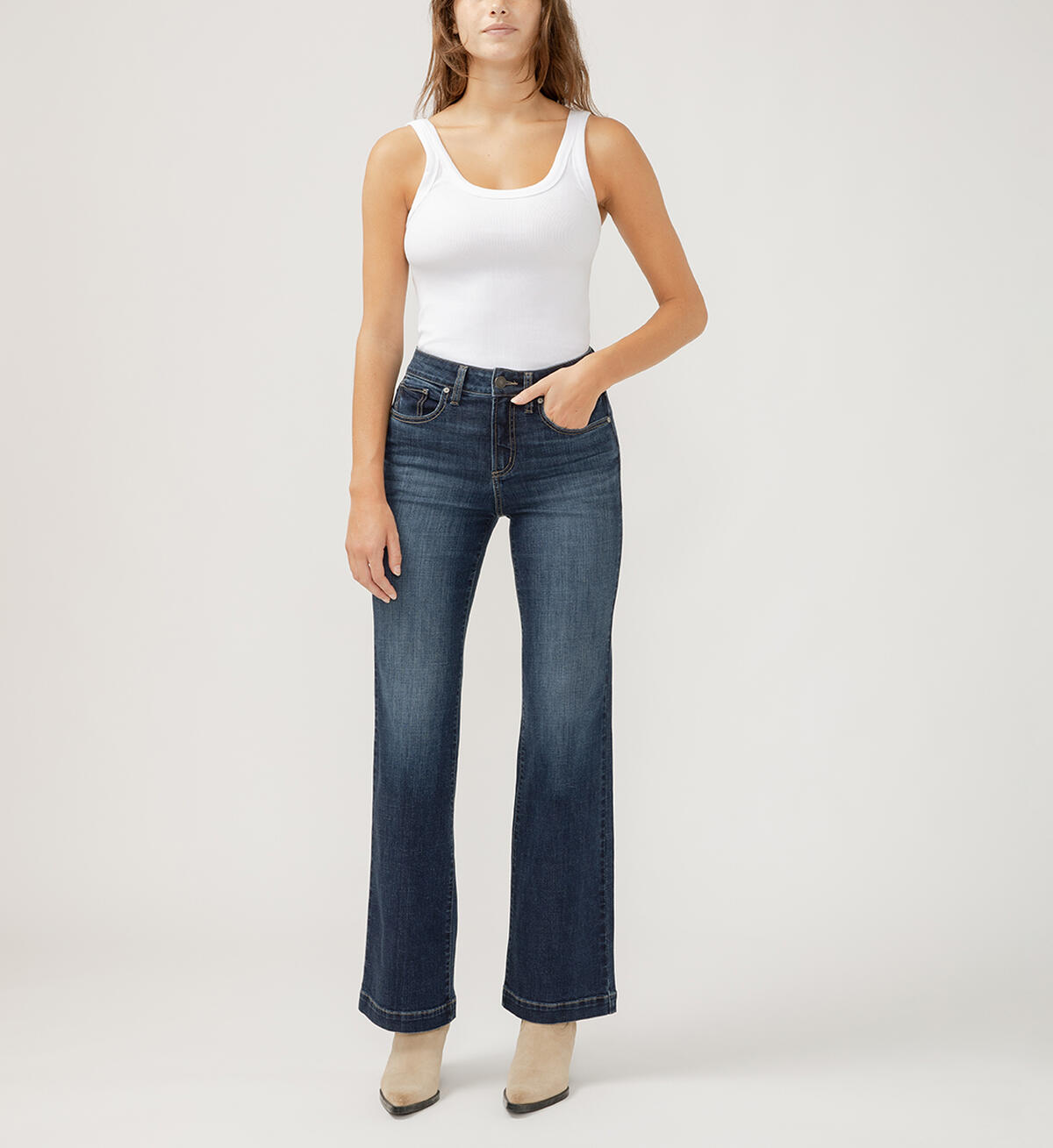 Avery High Rise Luxe Stretch Trouser Jeans, , hi-res image number 0