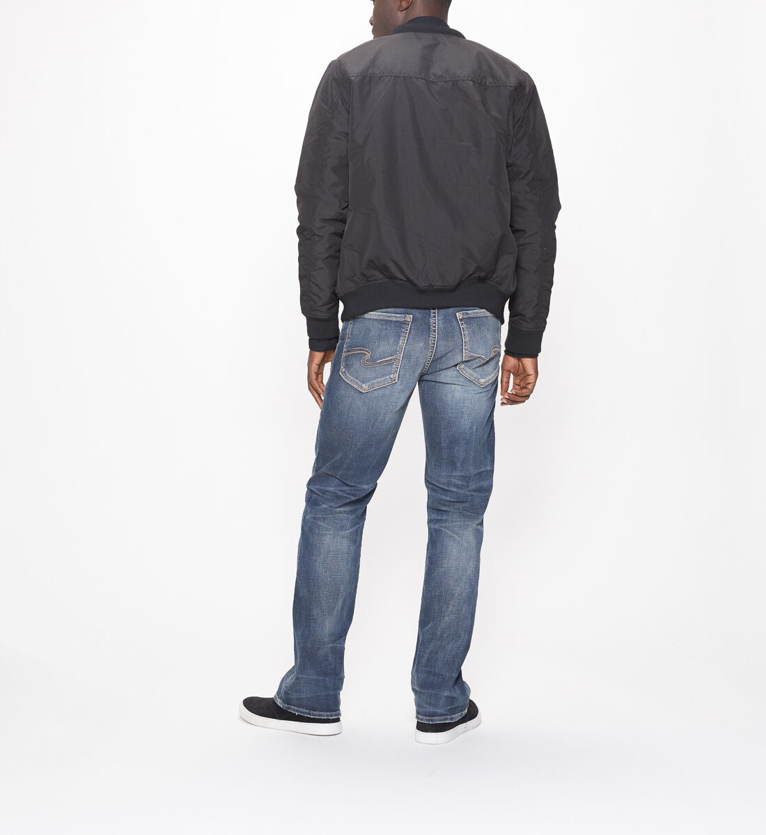 Mens silver bootcut jeans top