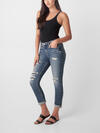 Beau High Rise Slim Leg Eco-Friendly Jeans image number 2