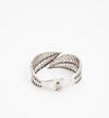 Silver-Tone Feather Cuff Bracelet, , hi-res image number 3