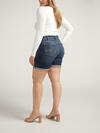 Boyfriend Mid Rise Shorts Plus Size image number 1