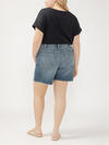 Highly Desirable High Rise Long Shorts Plus Size, , hi-res image number 2