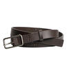 Women's 25mm Genuine Leather Belt, Dark Brown, hi-res image number 2