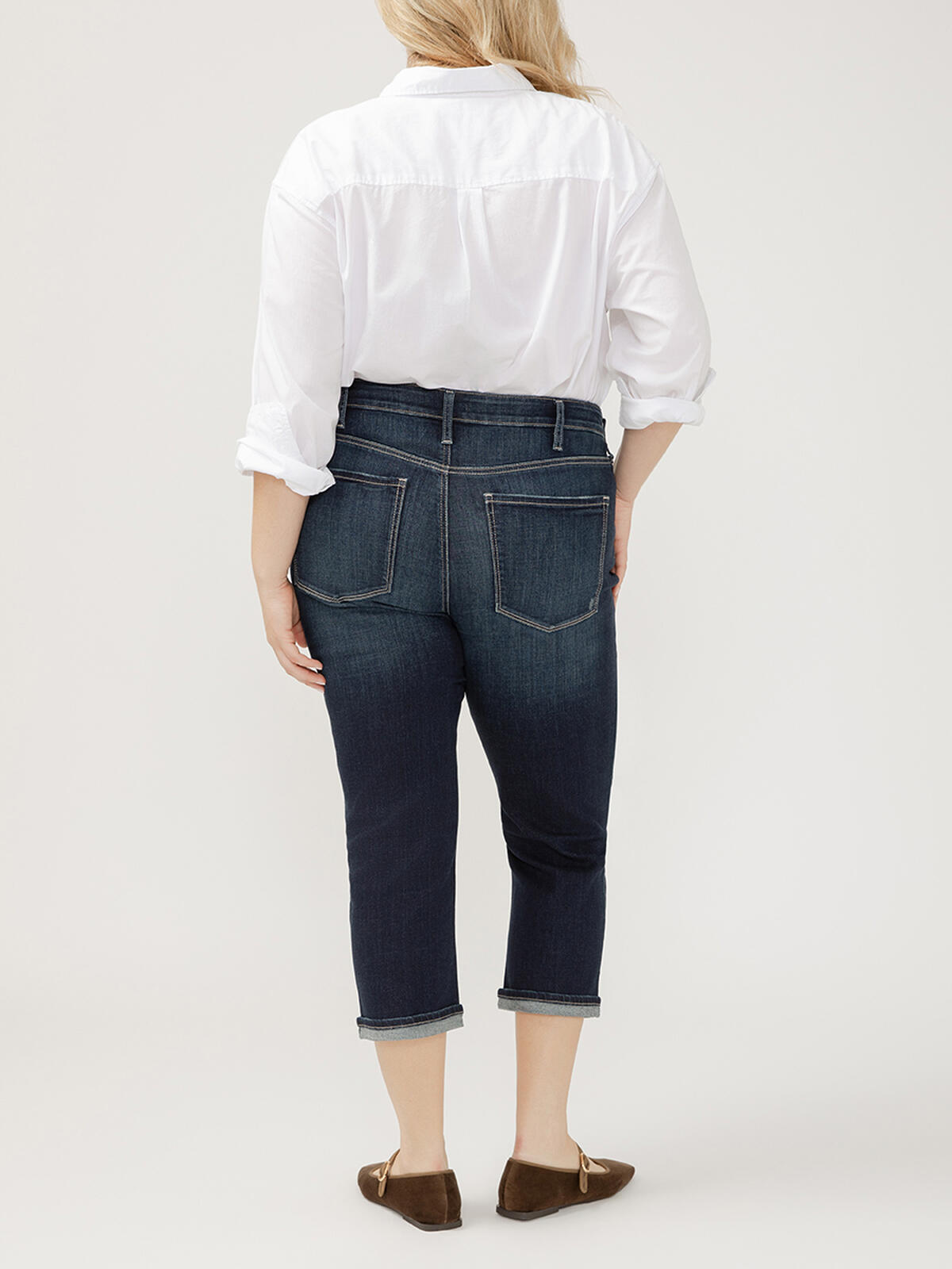 Avery High Rise Luxe Stretch Capri Plus Size image number 0