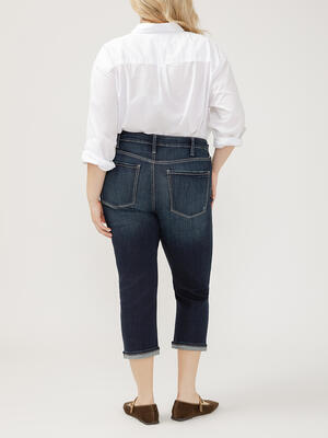 Avery High Rise Luxe Stretch Capri Plus Size