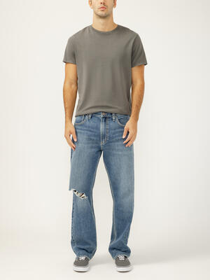 Relaxed Fit Straight Leg Jeans
