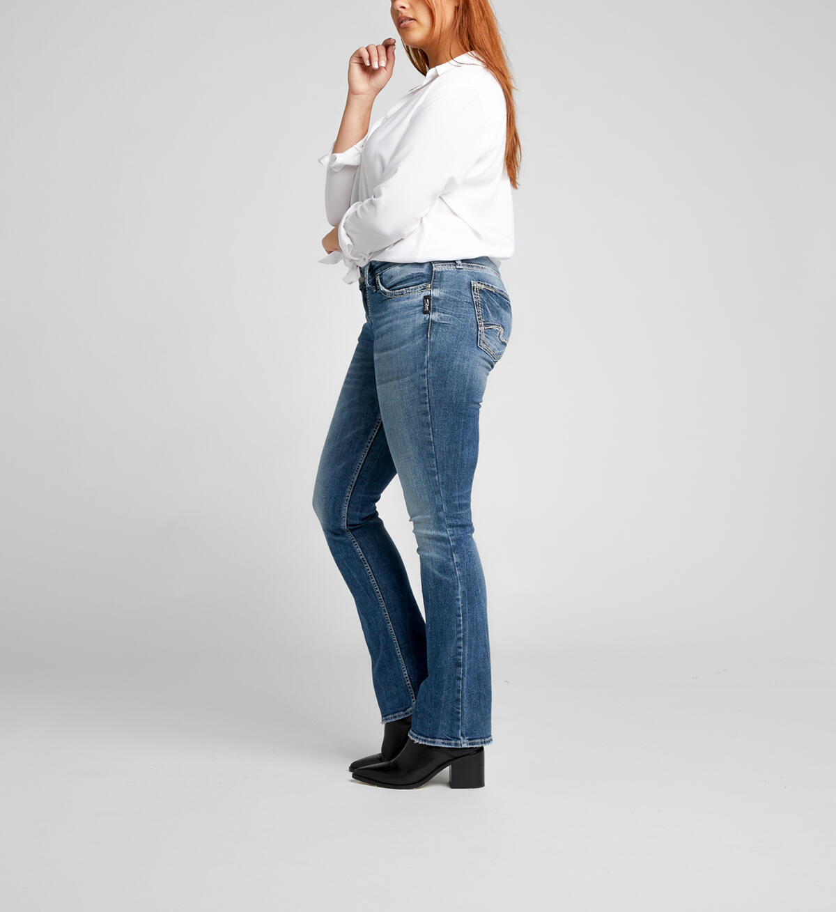 Suki Slim Boot Mid Medium Wash, , hi-res image number 2