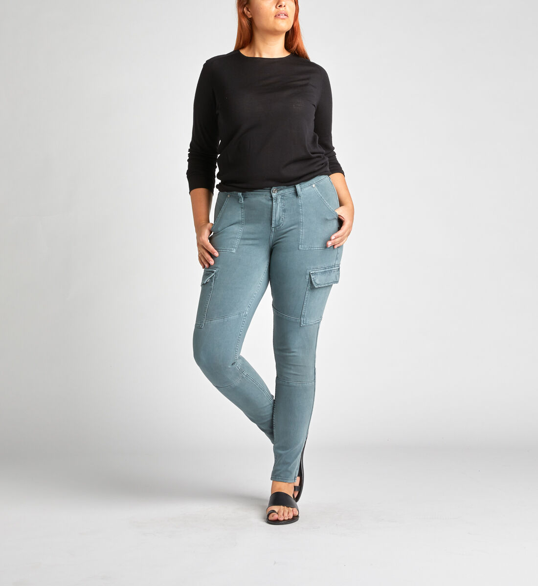 Cargo jeans womens on sale skinny