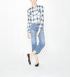Wide Leg Crop High Rise Dark Wash, , hi-res image number 0